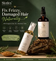 Fix Frizzy, Damaged Hair Naturally with Fenugreek Hair Oil Rosemary